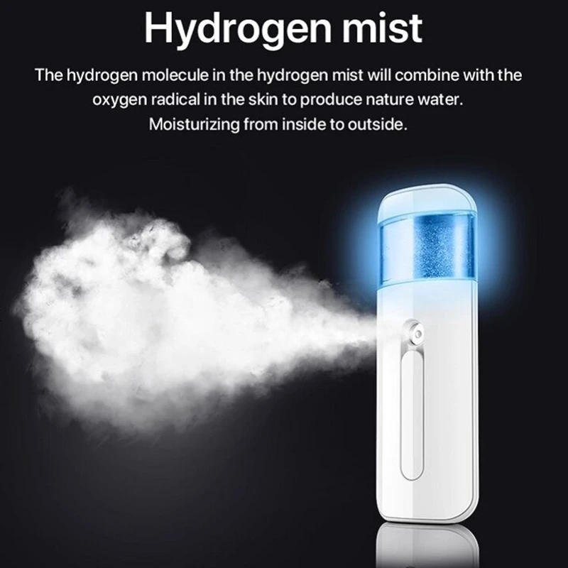 Description Picture 3 of itemHydro Mist Nano Hydrogen Facial Sprayer Face Steamer Humidifier Hydrating Anti-aging Wrinkle Women Beauty Skin Care Tools