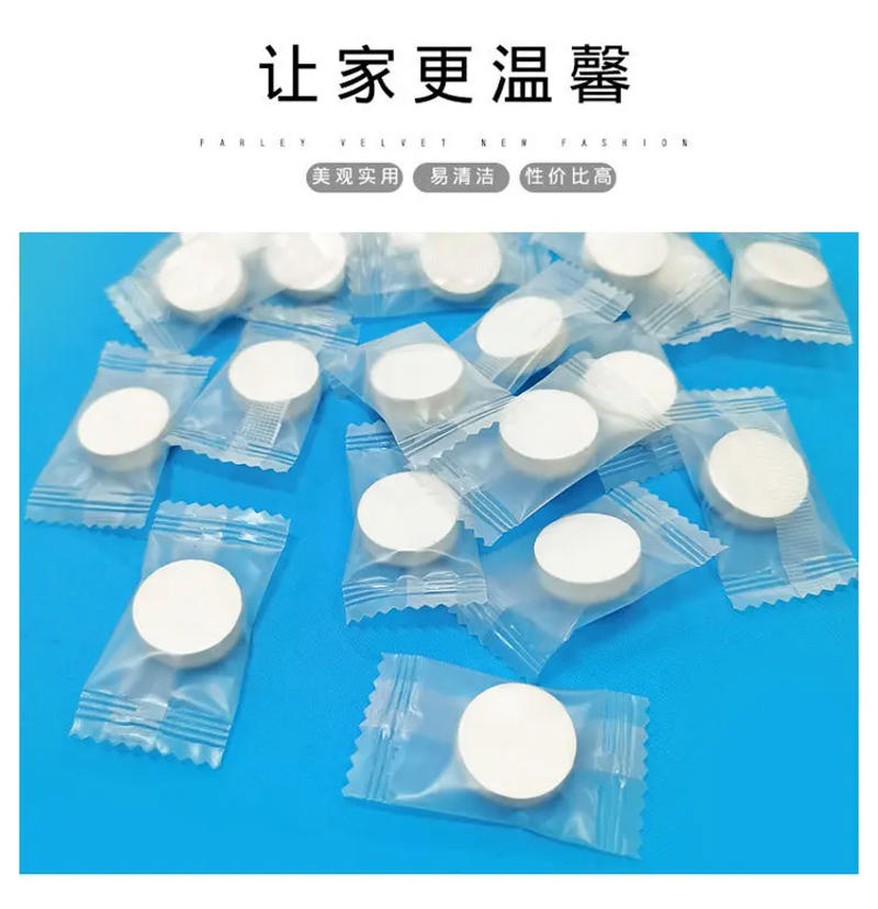 Description Picture 2 of item5pcs Disposable Towel Compressed Portable Travel Non-woven Face Towel Water Wet Wipe Outdoor Moistened Tissues Candy Towels