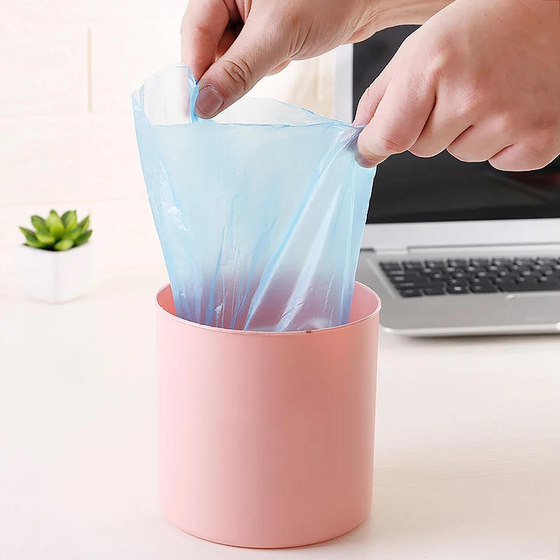 Description Picture 3 of itemDisposable Mini Trash Bags Recycling Garbage Office Desk Small  Trash Can Bags for Car Bathroom Kitchen Under Cabinet