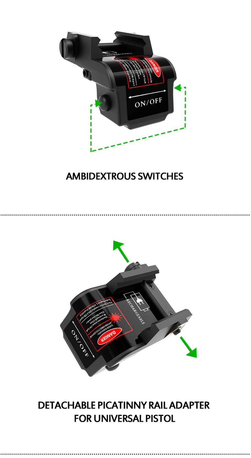 Description Picture 5 of itemGlock Laser Sight Taurus G2C G3 TORO Pistol, Green Blue Red Lasers Scope Weapons, Bore Pistol for PT111 1911 Beretta PX4 Handgun