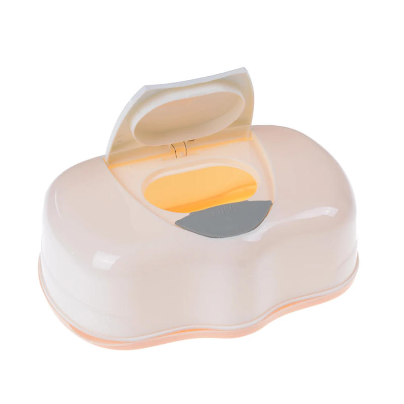 Description Picture 2 of itemWet Wipes Box Plastic Wet Tissue Automatic Case Popup Design Tissue Case Baby Wipes Storage Organizer Box