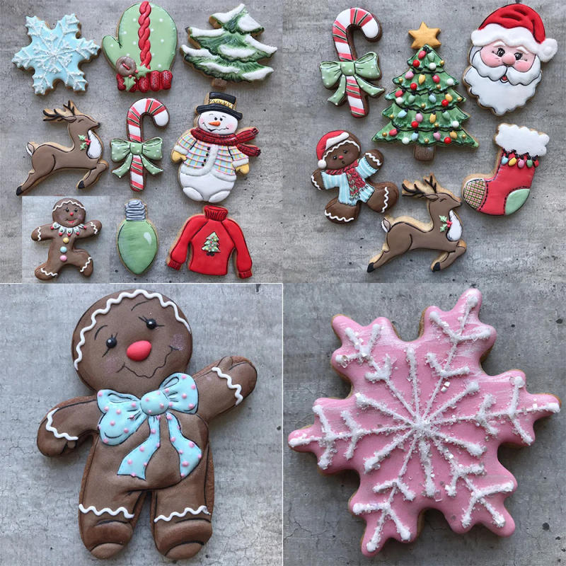 Description Picture 2 of itemKENIAO Christmas Single Cookie Cutter - Winter Biscuit Fondant Pastry Sandwich Bread Mold - Stainless Steel