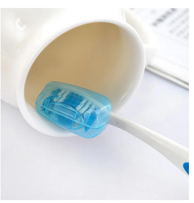 Description Picture 4 of item5Pcs/set Portable Toothbrush Head Cover Caps Tooth Brush Protector Case Holder Outdoor Travel Camping Bathroom Accessories