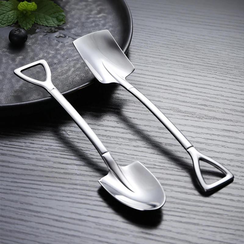 Description Picture 4 of item1PCS Teaspoon Coffee Spoon Tableware Cutlery Set Stainless Steel Ice Cream Desert Cake Spoon for Dinnerware Kitchen Gadgets