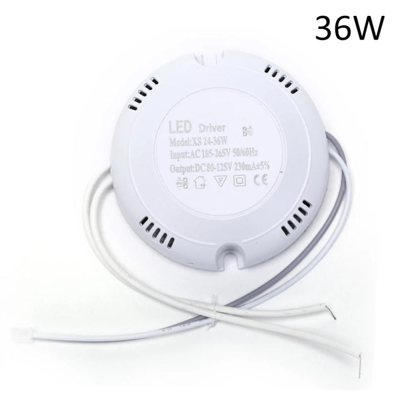 Description Picture 6 of item1 Pc 24W 36w LED Driver,ceiling Driver,220v Round Driver Lighting Transform For LED Downlights, Lights