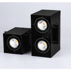 Surfabe Mounted COB LED Double-headed Down Lamp 30W High Quality LED Grille Light Living room shopping mall clothing store lamp