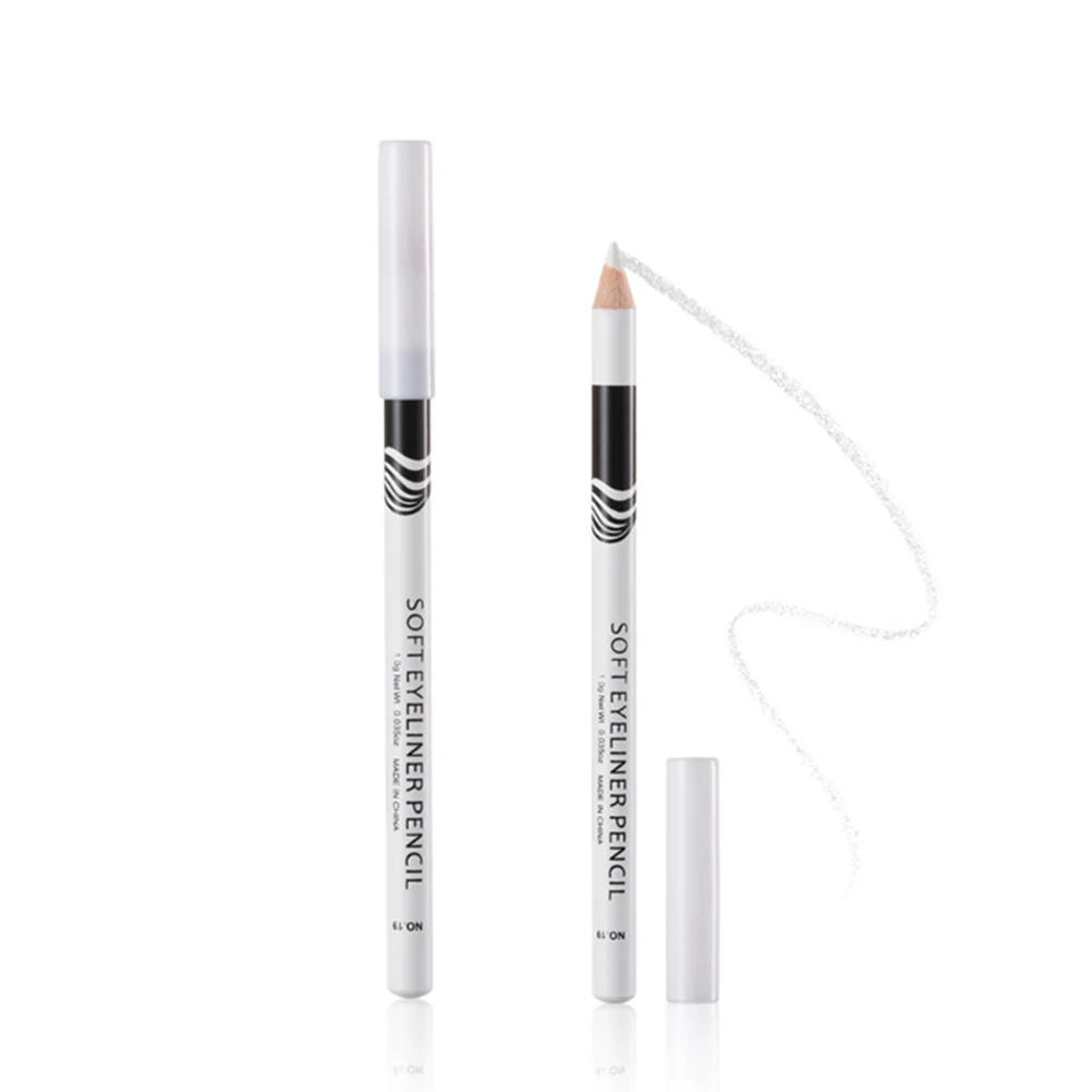 Description Picture 4 of itemWhite Eyeliner Pencil Brighten Smooth Soft Eye Liner Pen Makeup Waterproof Easy To Wear White Eyeliner Women Cosmetics