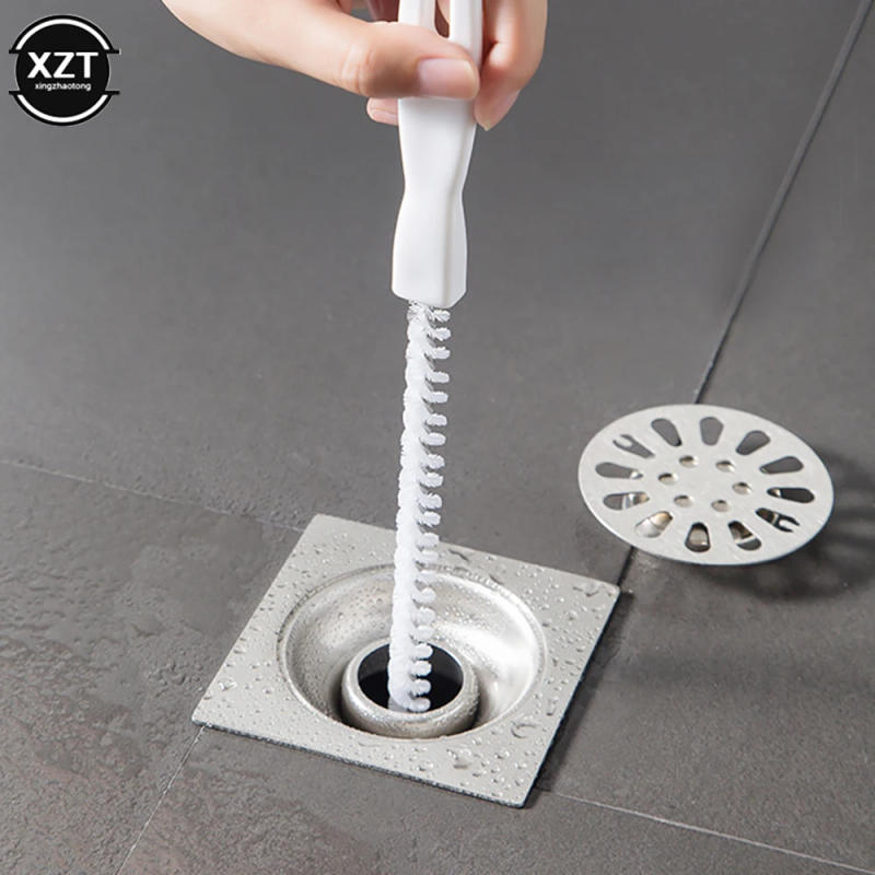 Description Picture 6 of itemPipe Dredging Brush Bathroom Hair Sewer Kitchen Sink Cleaning Brush Drain Flexible Cleaner Clog Toilet Plug Hole Remover Tool