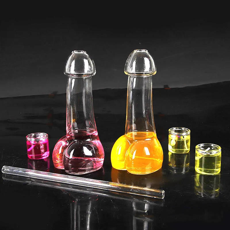 Description Picture 5 of item3/1pcs Wine Glasses Cup Genital Penis Glass Cup Dick Cocktail Drinkware Party Beer Cup Funny Interesting Cups Mug Bottle Straw
