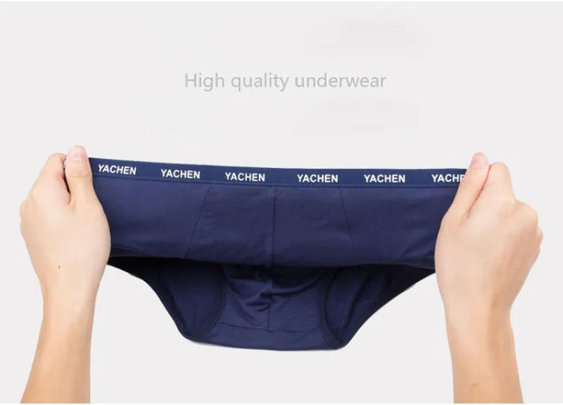 Description Picture 4 of itemHot Bamboo Fiber Men Breathable Underwear Sexy Comfortable Solid Briefs High Elasticity Male Underpants Cueca Calzoncillos