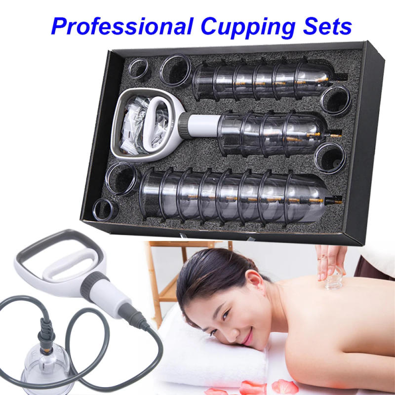 Description Picture 2 of itemcupping therapy set Vacuum Cupping Set Suction Cups Massage Physiotherapy Jars Chinese Medicine Anti Cellulite For Body Massager