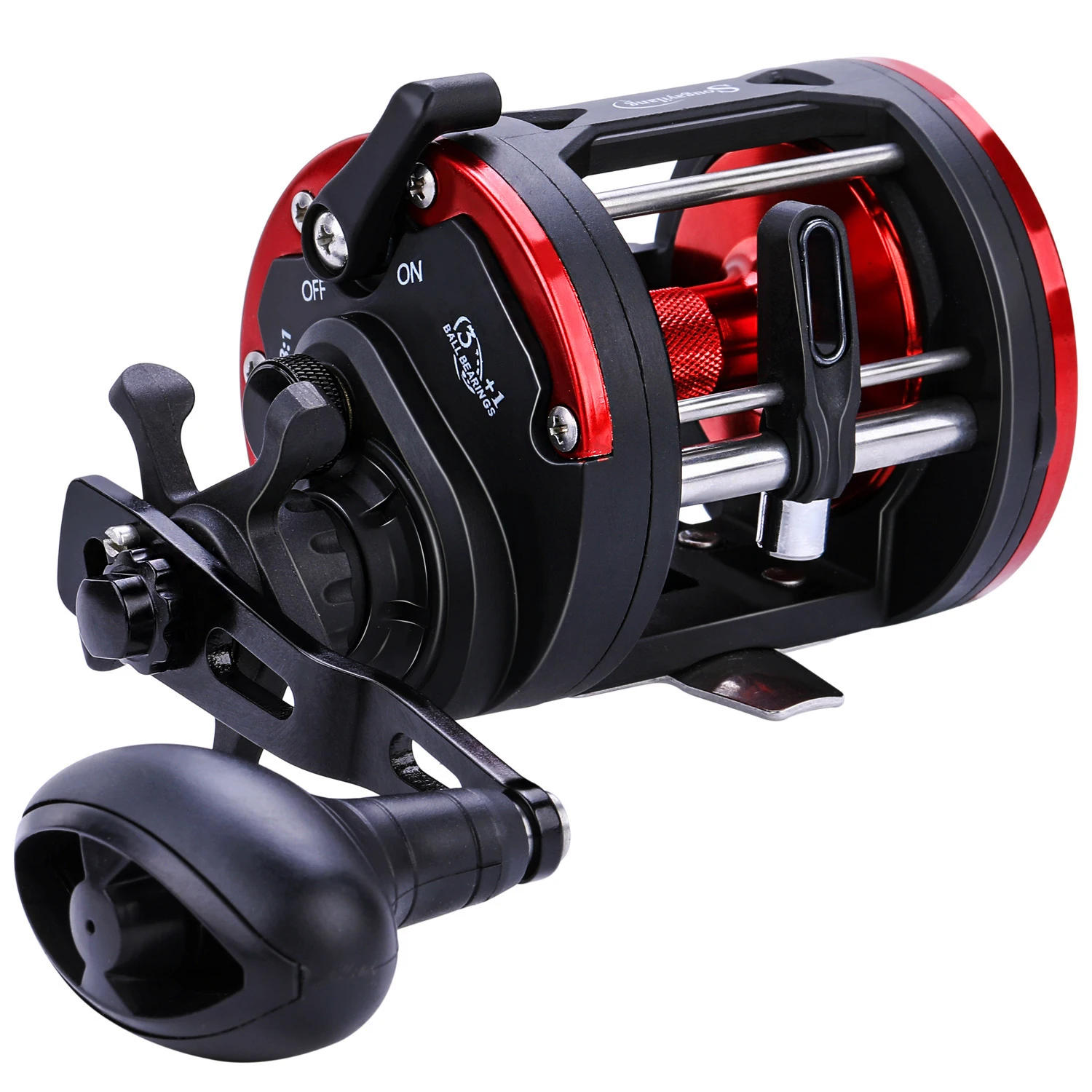 Description Picture 6 of itemSougayilang Trolling Reel Drum Fishing Reel Left/Right Hand Casting Sea Fishing Reel Large Line Capacity Baitcasting Reel