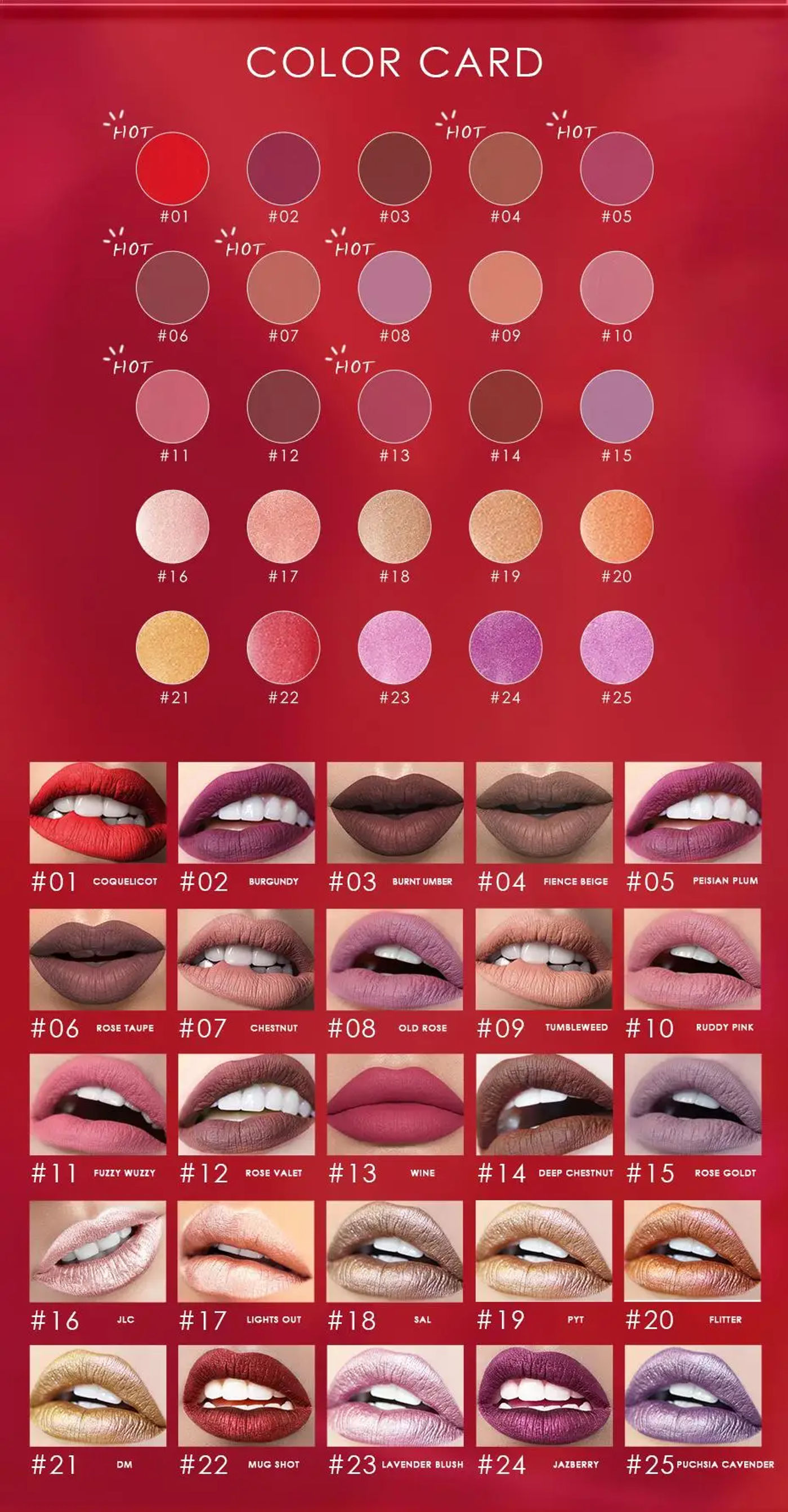 Description Picture 5 of itemWholesale FOCALLURE Matte Velvet Lip Gloss Long Lasting Waterproof Nude Non-Stick Cup Liquid Lipstick Women Lip Makeup Cosmetics