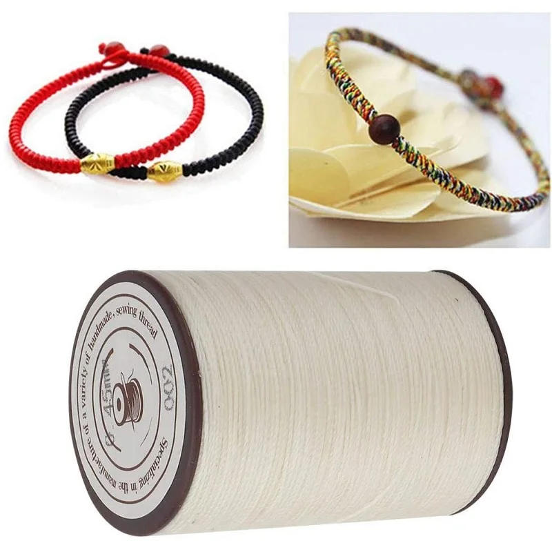 Description Picture 4 of itemRound Leather Sewing Wax Thread Cord Handwork Knitting Craft Wax Thread for Leather DIY Project Necklace Bracelet Round 63Colors