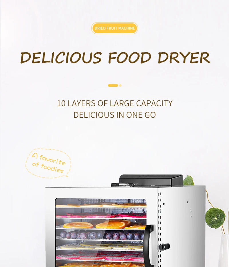 Description Picture 2 of item110/220V Large Household Food Fruit Dehydrator Dryer High Capacity 12 Layers Dried Frame Low Noise Food Drying Machine