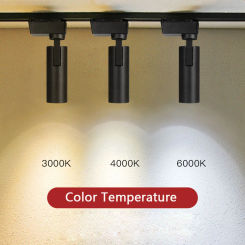 Track Light COB Spots Led Set Track Lamp Spotlight 12/20/30/40W LED Lighting Rail Fixture 110V 220v For Home Living Room Kitchen