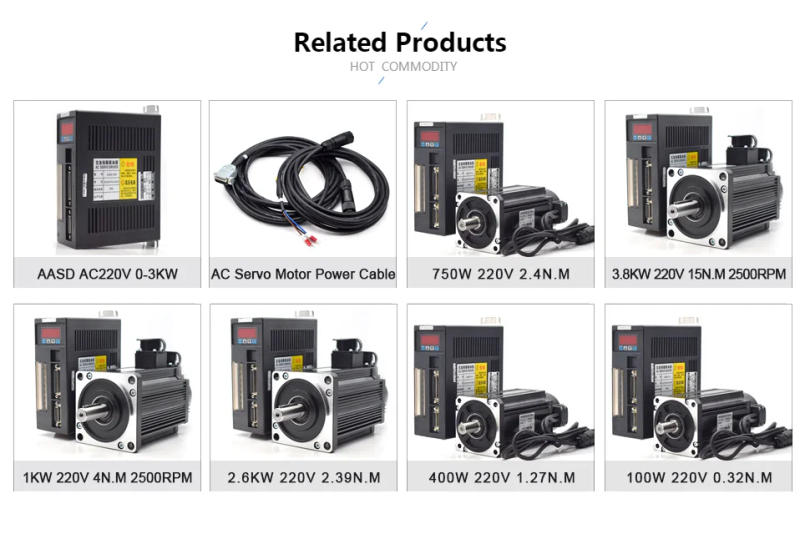 Description Picture 2 of itemWaveTopSign Servo Motor Driver 750W AC Servo Motor 80ST-M02430+AC Servo Motor Driver 220V AASD 15A for CNC Engraver And Cutting