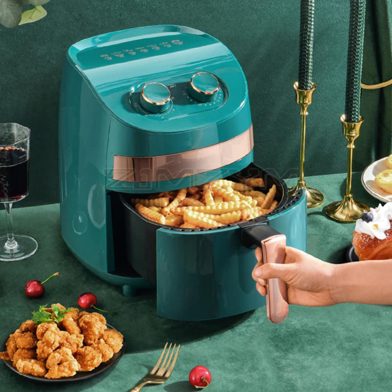 Description Picture 6 of item3.7L Electric Air Fryer Oil-free Air Frying Machine Deep Fryer Multi-Functional Oilless Cooker Double-Knob Control MZG-DZ1007