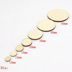 15-100pcs DIY Craft Unfinished Natural Wood Slices Circles Log Discs For Crafts DIY Craft Rustic Wedding Ornaments