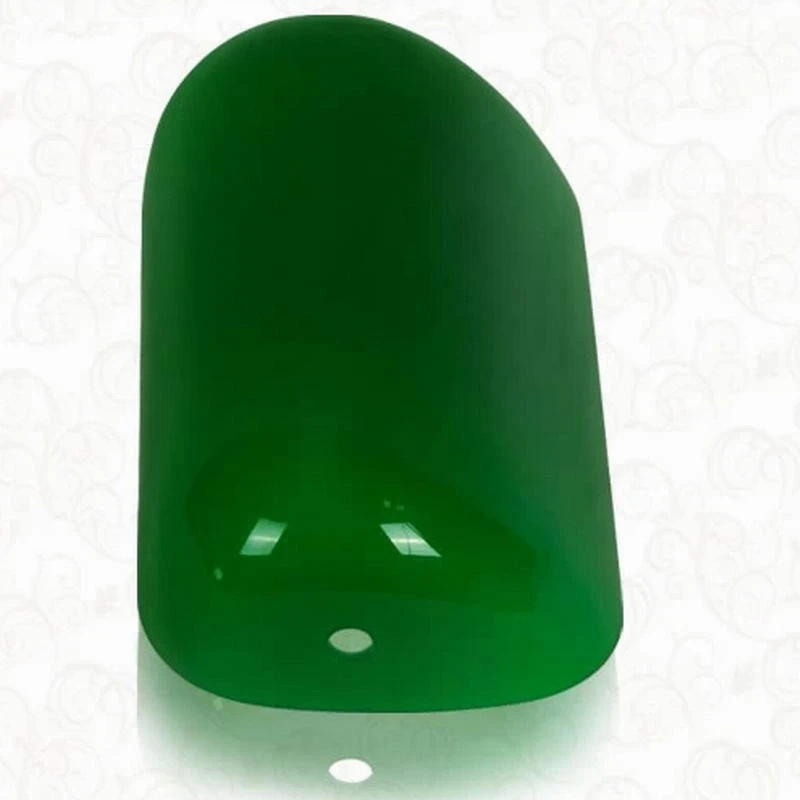 Description Picture 6 of itemGreen color GLASS BANKER LAMP COVER/Bankers Lamp Glass Shade lampshade