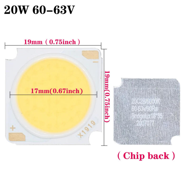 Description Picture 6 of item1pcs 12W 15W 18W 20W 24W 30W 36W LED COB Bridgelux high voltage chip 36-110V For Wall lamp crystal lamp Bulb Light Cold white