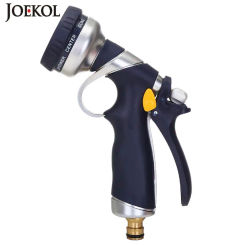 Zinc Alloy 8 Function Garden Water Sprayers For Watering Lawn Spray Water Nozzle Car Washing Cleaning Sprinkle Tools Water Gun