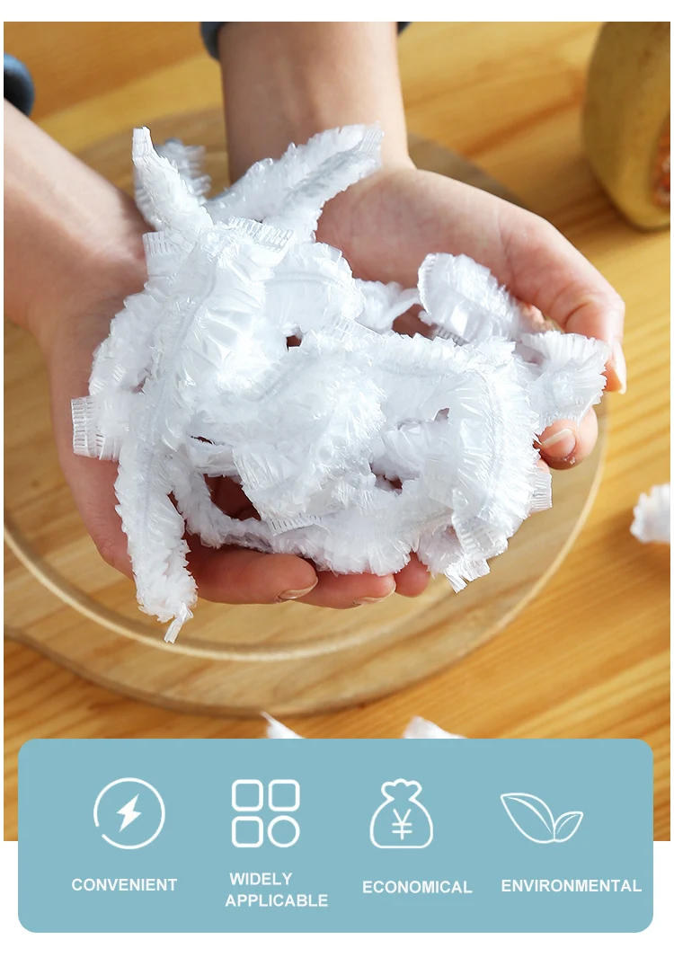 Description Picture 4 of itemDisposable Food Storage Covers Bags for Bowls Plates Dishes Shower Cap Reusable Food Storage Elastic Fresh Keeping Silicone Lid