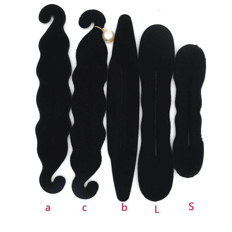 Description Picture 6 of itemMagic Sponge Hair Braiding Styling Tools Hair Twist Bun Maker Braid Accessories Wig Donut DIY Girls Women Headband