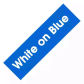 White on Blue