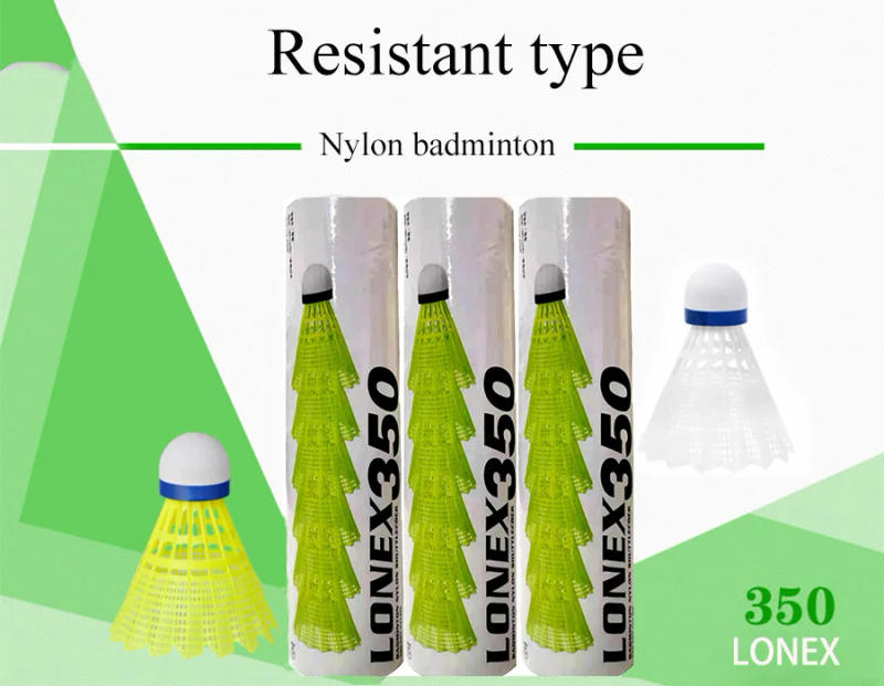 Description Picture 2 of item6pcs/set Nylon Shuttlecock Table Fiber Ball Head Full Round Wool Style Plastic Badminton for Outdoor Training Use Durable