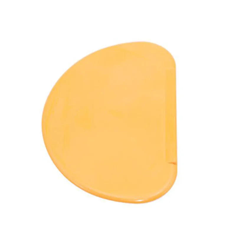 Description Picture 5 of itemOrange Soft Flexible Plastic Dough Cream Scraper Cake Spatula Pastry Butter Cutter Baking Cake Pastry Tools for Bread Making