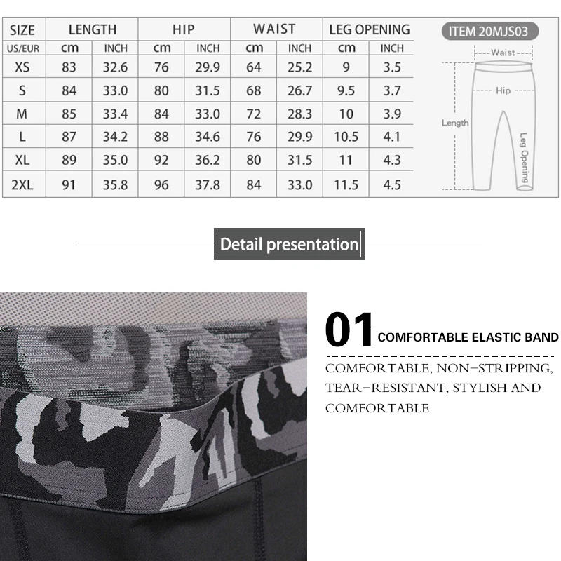 Description Picture 3 of itemRainbowtouches Mens Tight Gym Compression Pants Quick Dry Fit Sportswear Running Men Legging Fitness Training Sport Gym Leggings