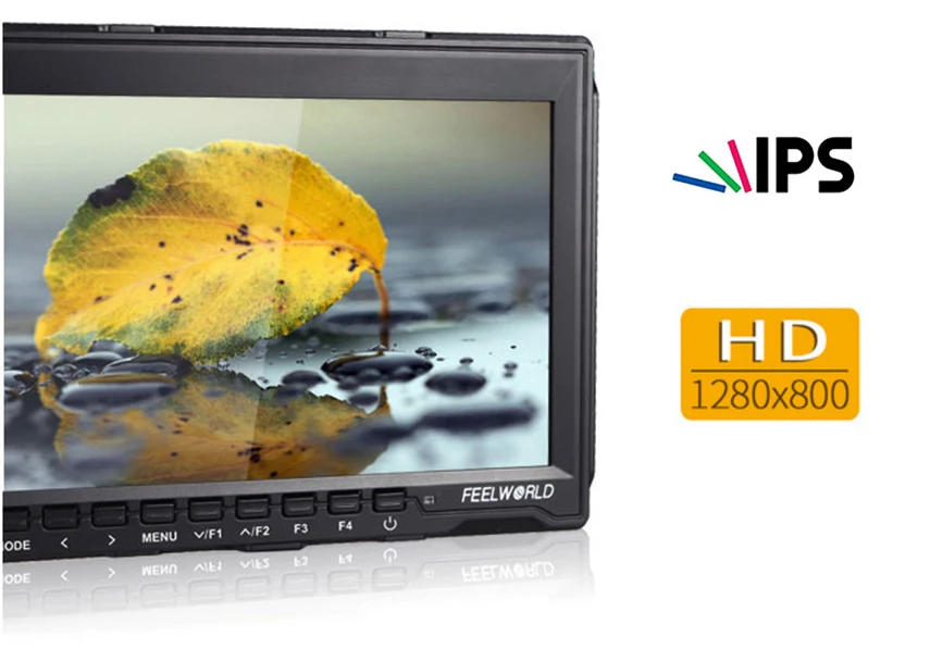 Description Picture 4 of itemFeelworld FW759 7" IPS 1280x800 Camera Field DSLR Video Monitor + Peaking Focus HD LCD Monitor + NP750 Battery + Charger