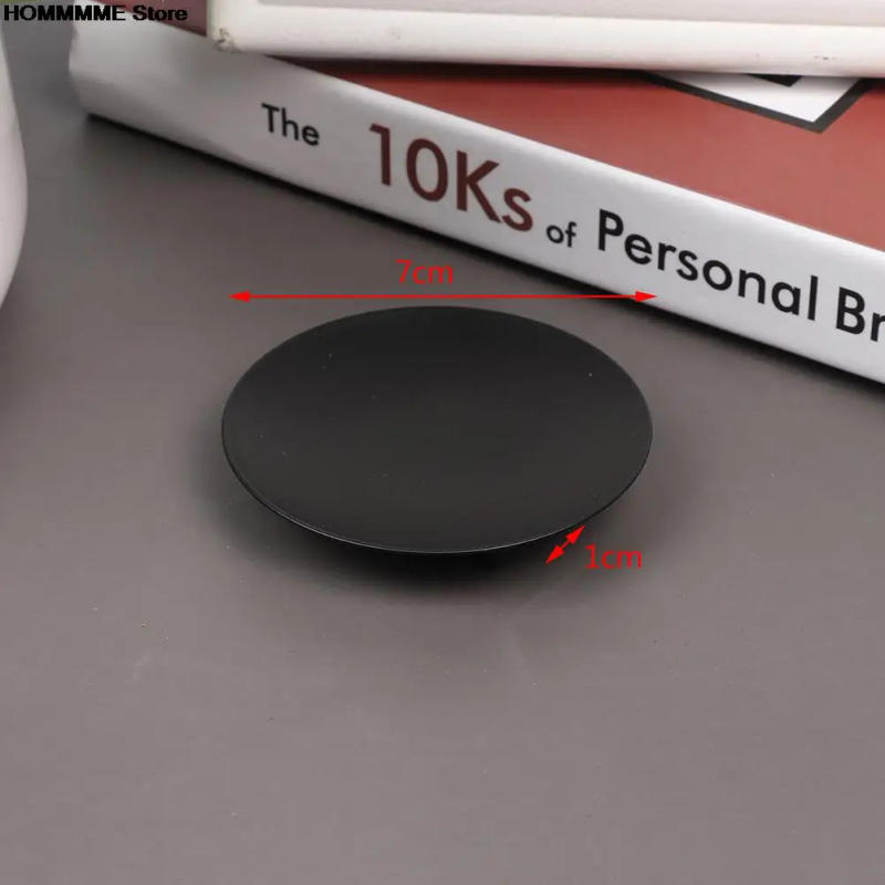 Description Picture 2 of item6 STYLES Iron Plate Candle Holder Gold Black Decorative Iron Pillar Candlestick For LED&Wax Candles Wedding, Party, Festival