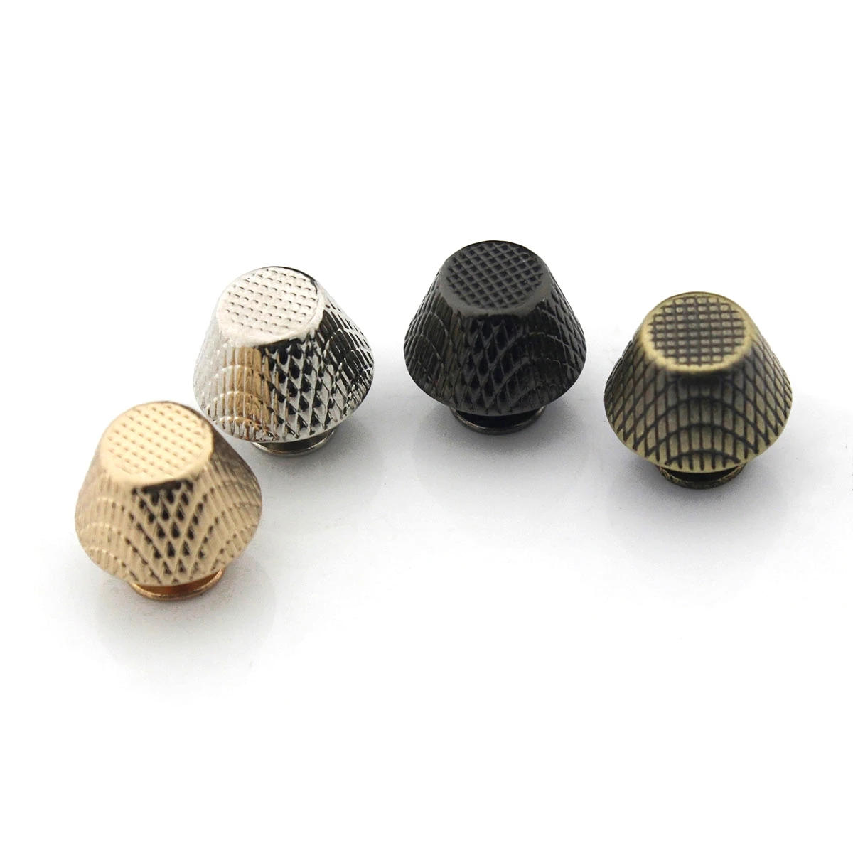 Description Picture 4 of item4pcs Metal Embossed Bucket Shape Screw Back Rivets Studs Nail Stud for DIY Garment Leather Craft Belt Wallet Decoration Parts