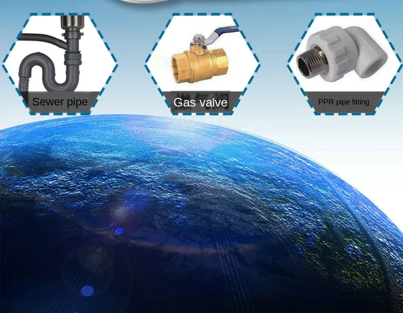 Description Picture 5 of itemRaw materials with waterproof natural gas faucet plumbing fittings bathroom extension polyethylene thread sealing tape