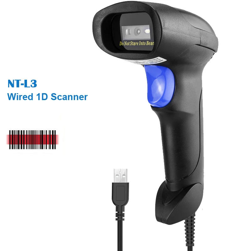 Description Picture 2 of itemNETUM L5 Wired 2D Barcode Scanner AND NT-L8 Wireless QR Bar Code Reader pdf417 for MAC OS, Windows
