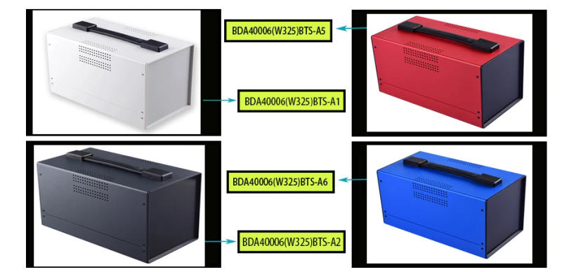 Description Picture 2 of itemElectronics housing for amplifier diy instrument case Iron project box iron pcb junction box metal box 325*160*150mm