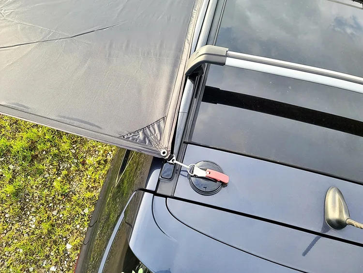 Description Picture 6 of item2 Pcs Heavy Duty Vacuum Suction Cup Plate Anchor Camping Tarp Accessory for Car Side Awning Outdoor Camping Tent Gear Tool