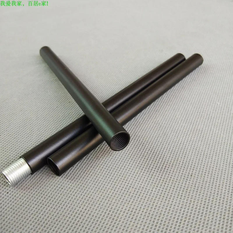Description Picture 2 of item2pcs/lot Inner M10 Female Thread Connection Tube Screw Tube Hollow Straight Rod Retro Black Inner Tooth Tube Table Lamp DIY Part