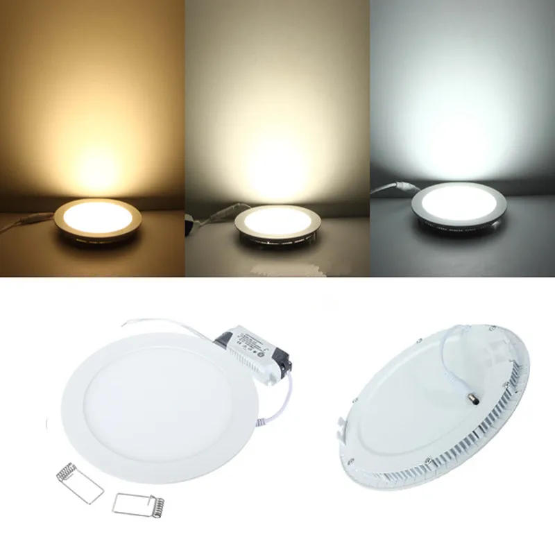 Description Picture 2 of itemAC/DC 12V 24V led downlight 3W 4W 6W 9W 12W 15W 25W Recessed Ceiling Panel Indoor Spot Down Light 12V 24V + Driver
