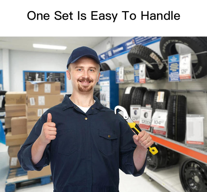 Description Picture 2 of itemAIRAJ Upgraded Multifunctional Pipe Wrench Opening Adjustable Household Universal Heavy Duty Manual Repair Tool