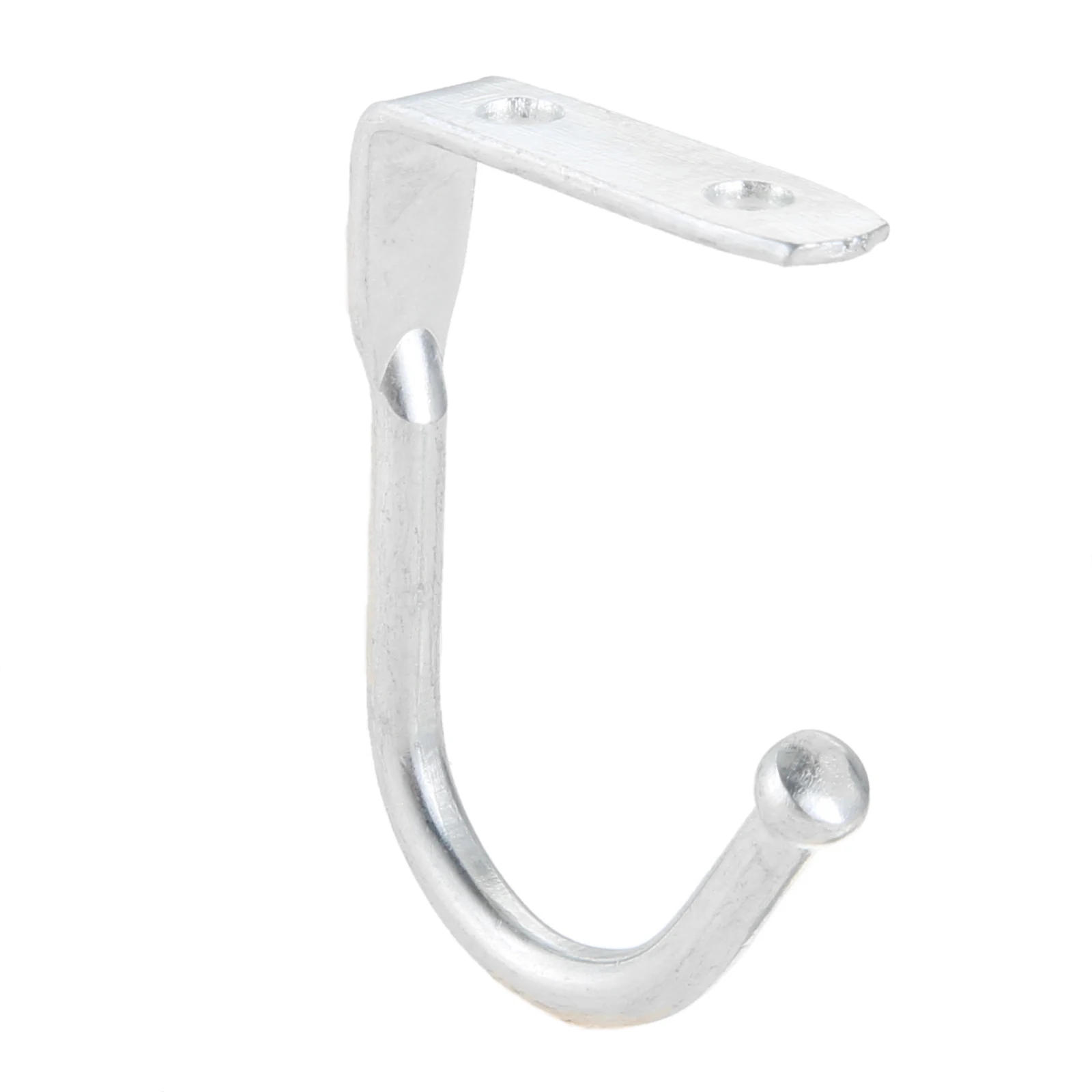 Description Picture 5 of item20/10/2 PCS Metal Ceiling Hooks Zinc Alloy Single Prong Bedrooms Bathrooms Kitchen Wall Hanger Hooks Coat Hat Towel Hook Silver