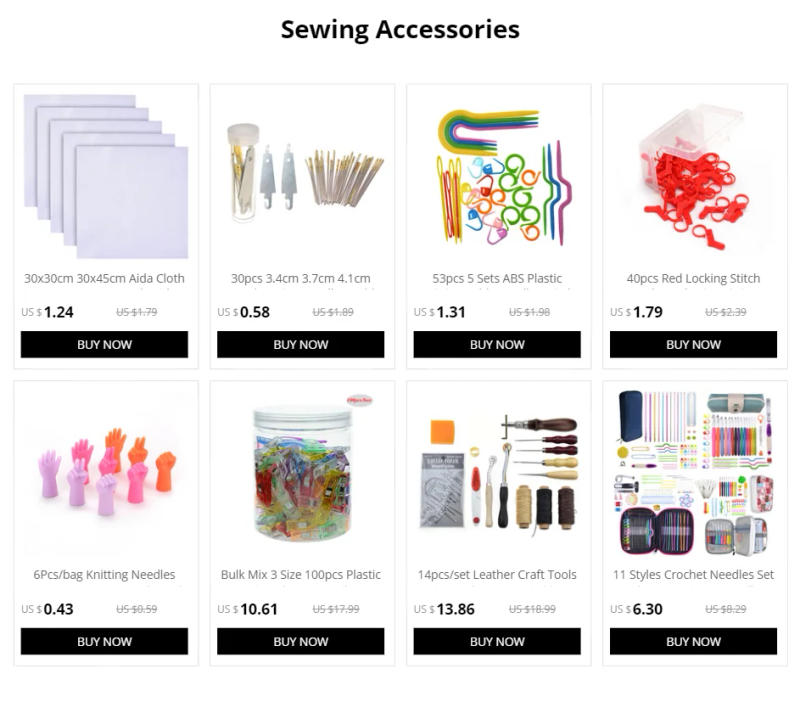 Description Picture 2 of itemHot Selling 9pcs/Set Large Eye Needles Leather Sewing Needles Stainless Steel Needle Embroidery Tapestry Hand Sewing Accessories