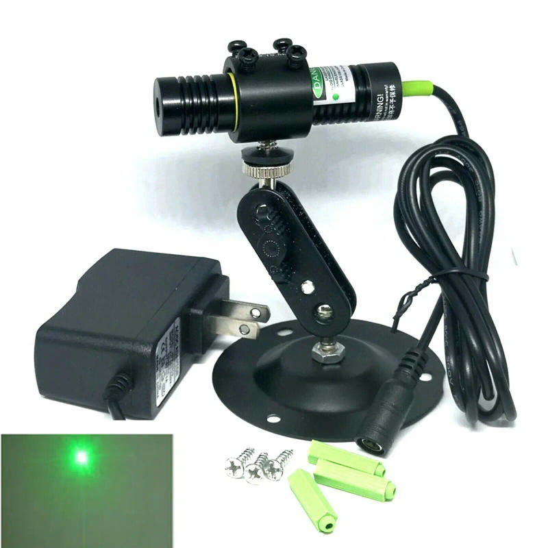 Description Picture 2 of itemDot 532nm 30mW Green Laser Module Long Time Working 18x75mm w/AC Adapter&Holder