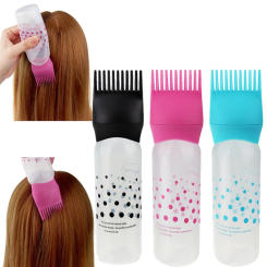120ml Hair Dye Applicator Brush Hair Dye Bottle Dyeing Shampoo Bottle Oil Hair Tools Dispensing Salon Hair Coloring Styling Tool