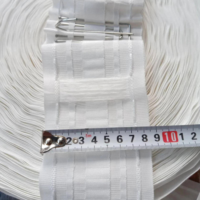 Description Picture 2 of itemCurtain Punching For Rod Rail Curtain Accessories Multifunction Belt Hook Belt Tape Home Decor Heading White Pleat Tape CP137-3