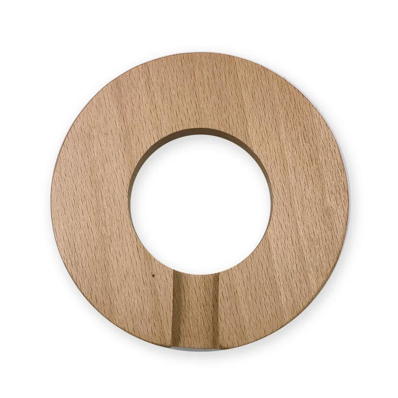 Description Picture 4 of itemSwitch Accessories Wooden Base Round Hole Diameter 72 mm Retro Switch Socket Wooden Base Brown Primary Wood Color