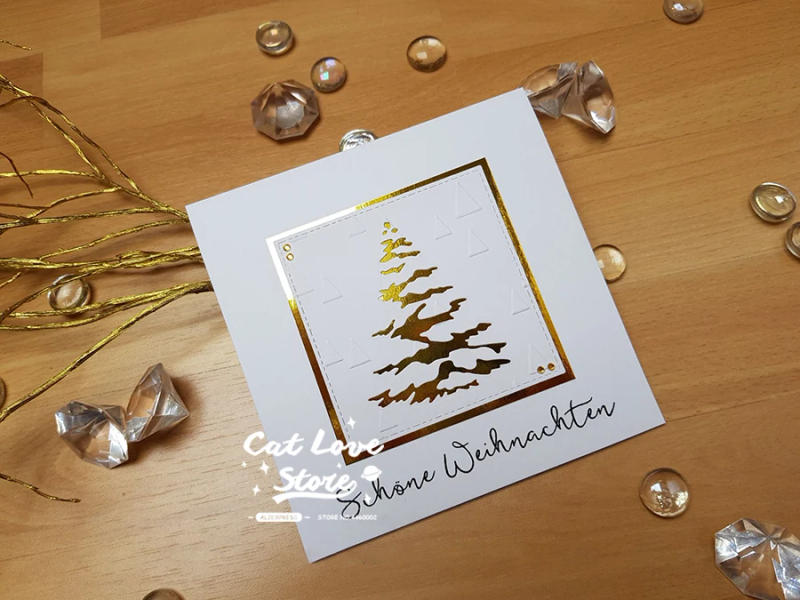 Description Picture 4 of itemChristmas Tree Metal Cutting Dies Scrapbooking Stencil Die Cuts Card Making DIY Decorative Craft Embossing New Dies For 2019