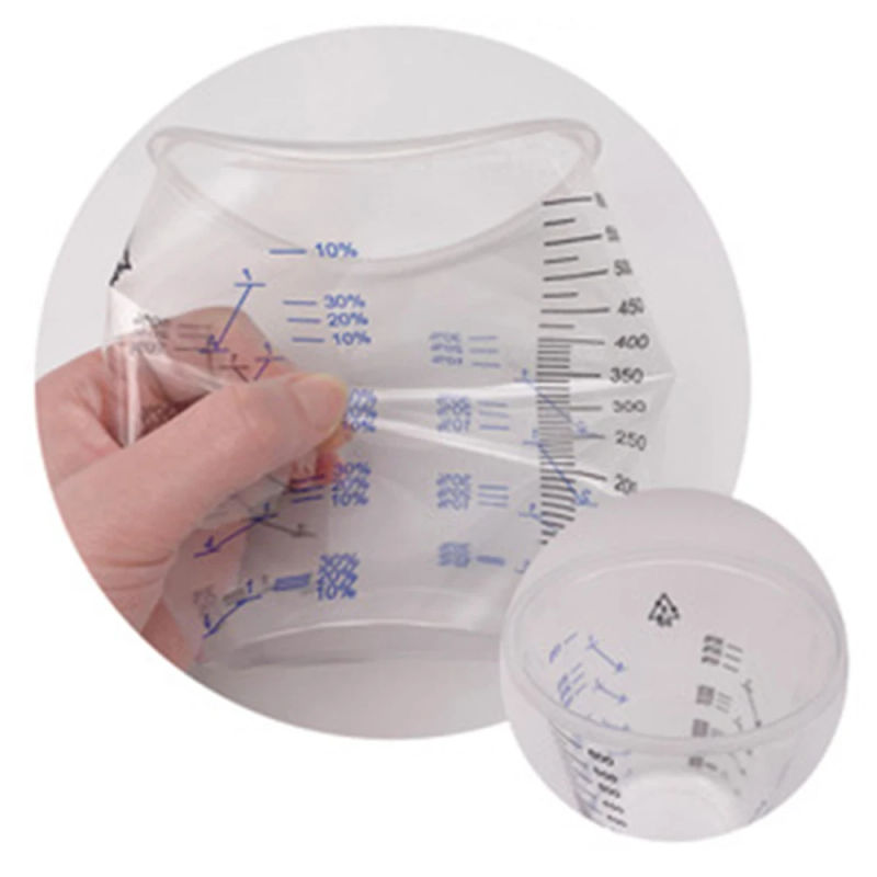 Description Picture 6 of item50pcs Disposable Clear Graduated Plastic Mixing Cups For Paint Uv Resin Epoxy 20 Oz 600ml Measuring Ratios